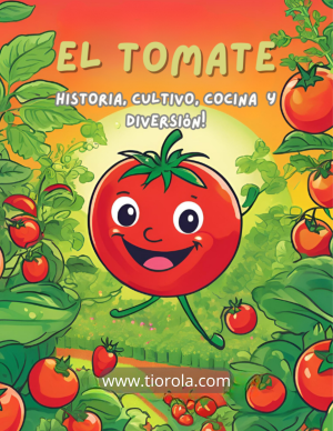 Libro infantil El Tomate – libro interactivo para aprender y cultivar tomates en familia