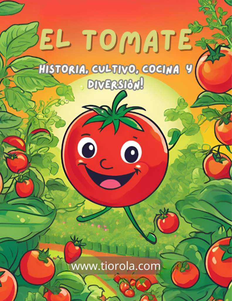 Libro infantil El Tomate – libro interactivo para aprender y cultivar tomates en familia