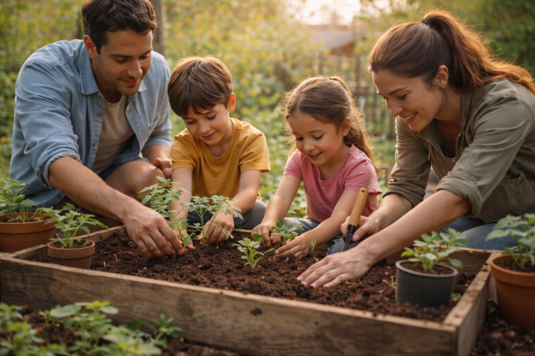 🌱El primer huerto en familia: sembrar recuerdos felices que perduran para toda la vida